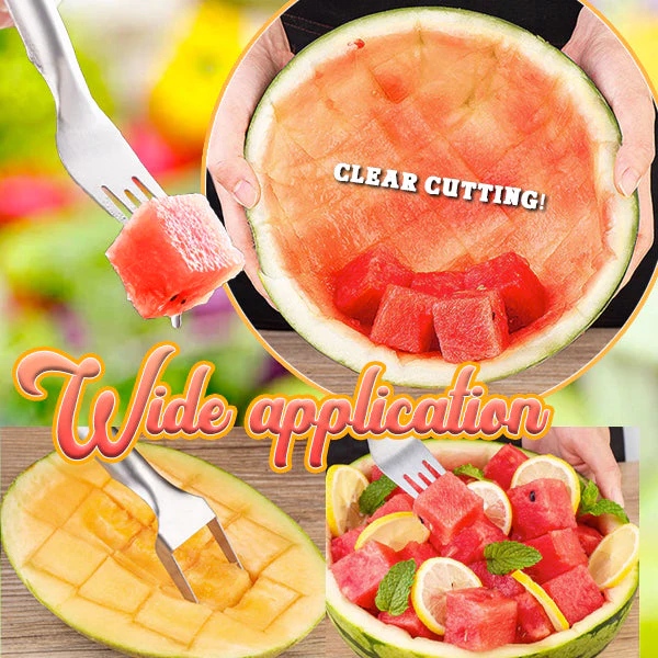 Watermelon Fruit Fork Cutter - Image 4
