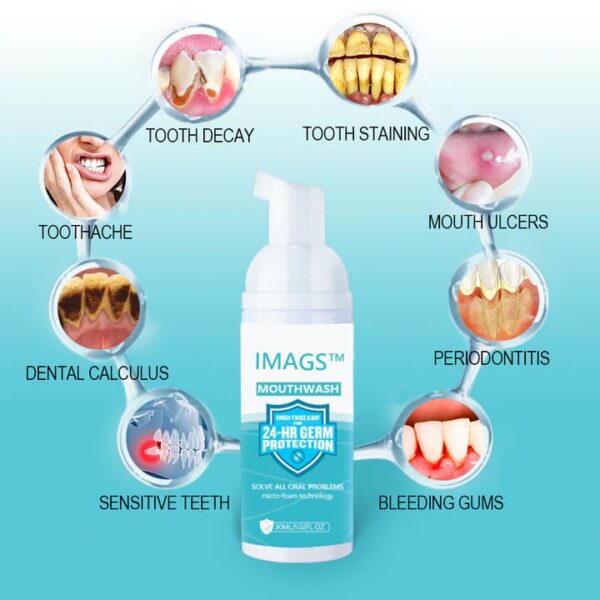 IMAGS™ Pure Herbal Teeth Whitening & Mouth Repair Mousse - Image 4