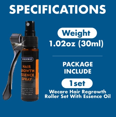 FOLIGAIN Men HairRegrowth EssenceSpray with Roller - Image 4