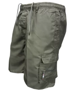 Zipper Pockets Hiking Athletic Running Shorts