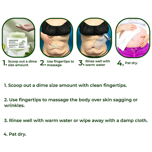 GFOUK™️ Avocado Ageless Body Cream Scrub - Image 4