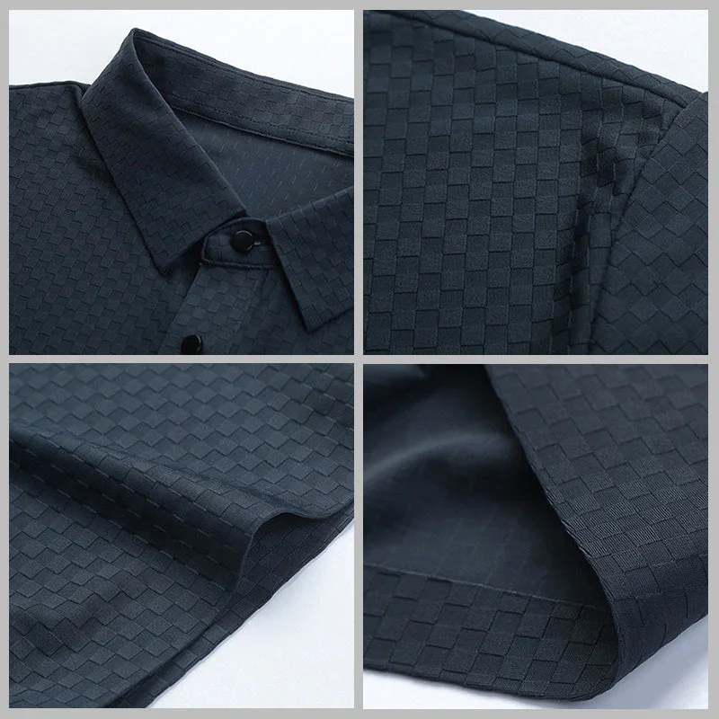 Men's Solid Colour Fashion Polo Shirt - Image 9