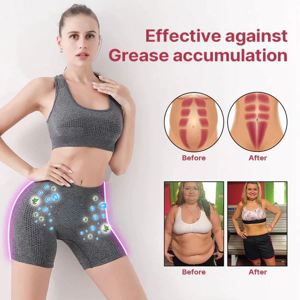 Ion Shaping Shorts Comfort Breathable Fabric Contains Tourmaline Fabric - Image 8