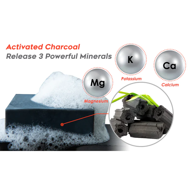 GFOUK™ Aktivkohle Zirkulation Erhöhende Seife - Image 5