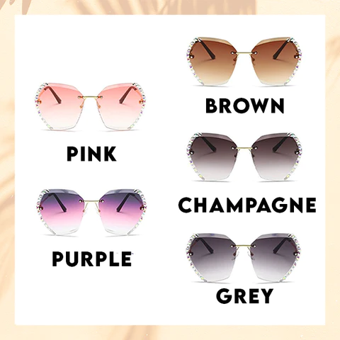 Diamond Hexagonal Sunglasses - Image 11