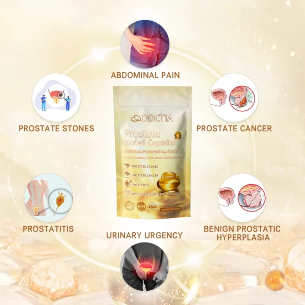 DOCTIA® Prostate Natural Herbal Capsules Save Prostate Health PRO - Image 2