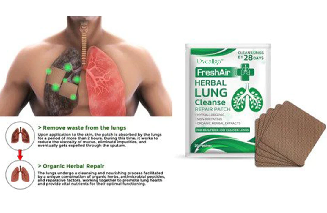 Oveallgo™ Frischluft-Kräuter-Lungenreinigungs-Reparaturpflaster - Image 3