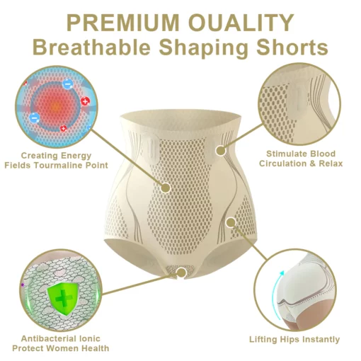2023 PEARLMOON™ Ice Silk Ion Fiber Repair Shaping Shorts - Image 6