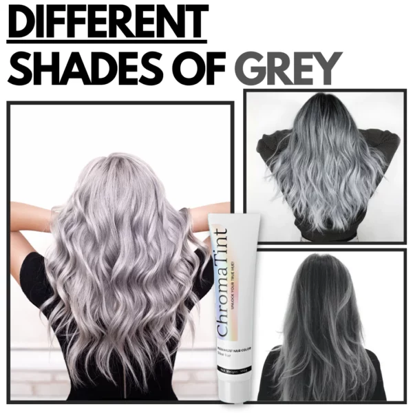 ChromaTint™ Permanent Silver Hair Dye - Image 3