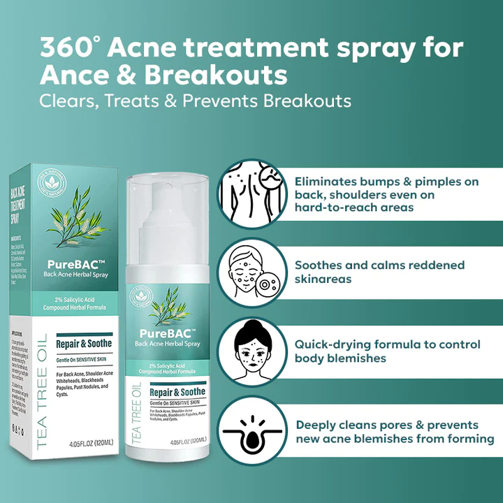 PureBAC™ Back Acne Herbal Spray - Image 3