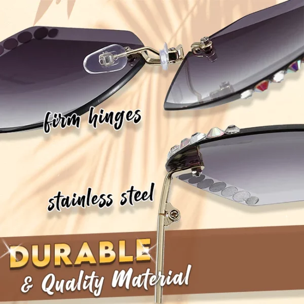 Diamond Hexagonal Sunglasses - Image 4