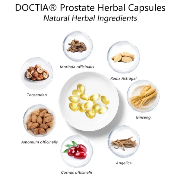 DOCTIA® Prostate Natural Herbal Capsules Save Prostate Health PRO - Image 3