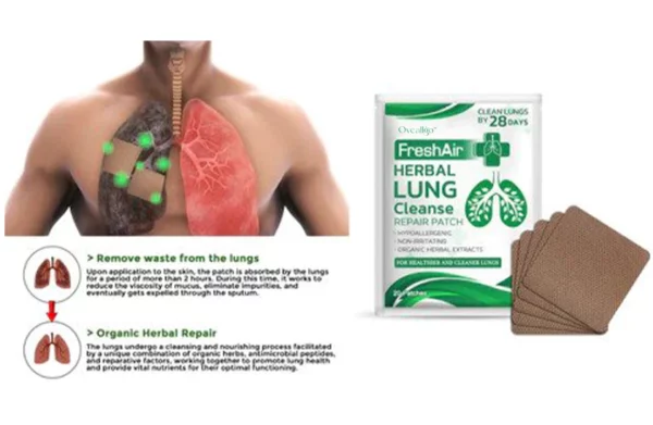 FreshAir Herbal Lung Cleanse Repair Patch