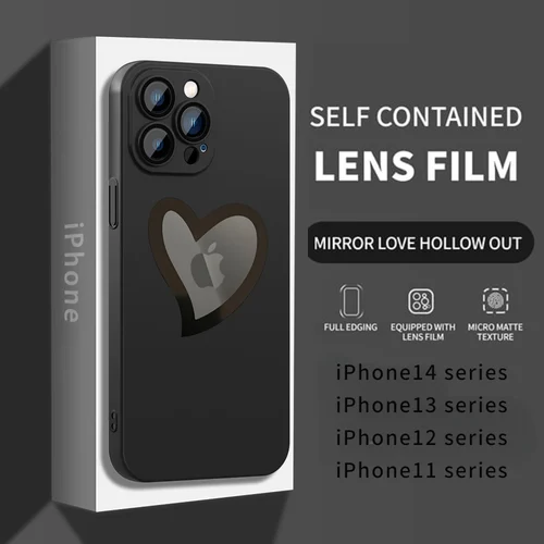 Love heart hollowed out phone case - Image 2