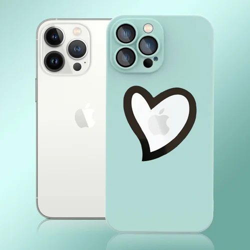 Love heart hollowed out phone case - Image 9