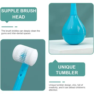 Tumbler Three-sided Children's Toothbrush - Image 8