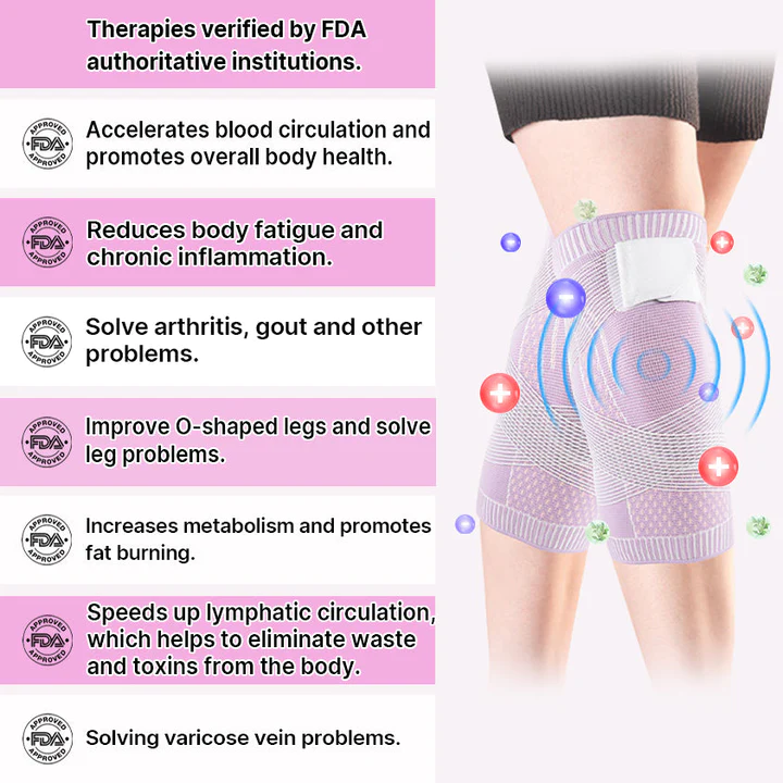 CC™ Ice slik Tourmaline Shaping &Detoxification Knee Sleeve - Image 13