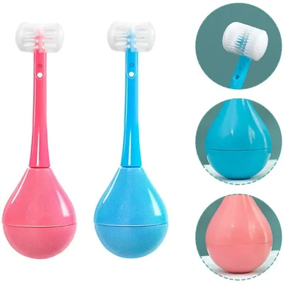 Tumbler Three-sided Children's Toothbrush - Image 6