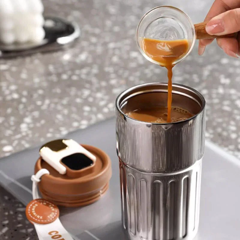 Coffee thermos with temperature display - Image 11