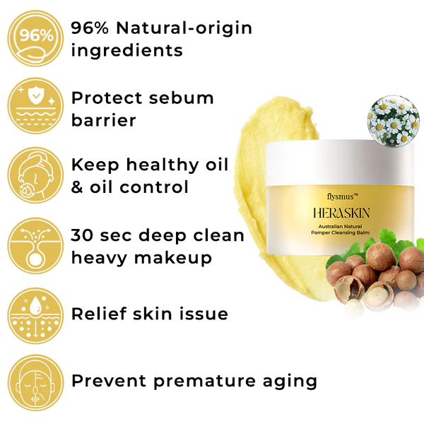 flysmus™ HERASKIN Australian Natural Pamper Cleansing Balm - Image 6