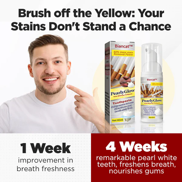 Biancat™ PearlyGlow Teeth Whitening Toothpaste - Image 2
