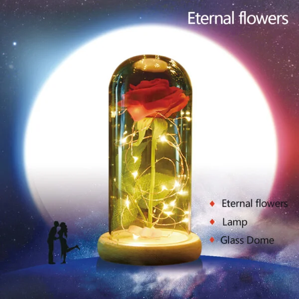 Enchanted Rose Flower Lamp - Image 5