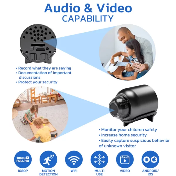 CNDB GFOUK™ Minieye Nanny Cam Full HD - Image 5