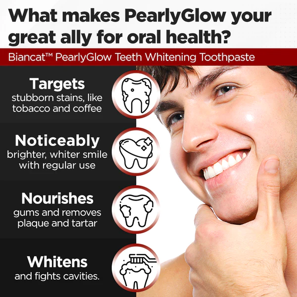 Biancat™ PearlyGlow Teeth Whitening Toothpaste - Image 3