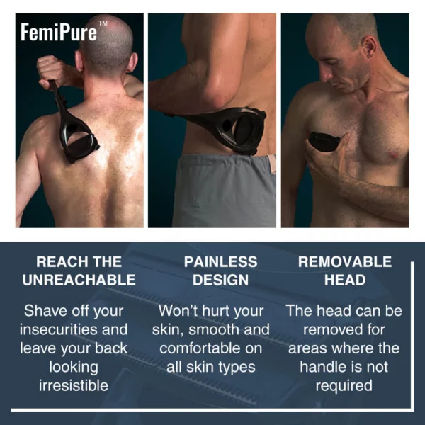 FemiPure™ Back epilator painless shaver shaver - Image 5