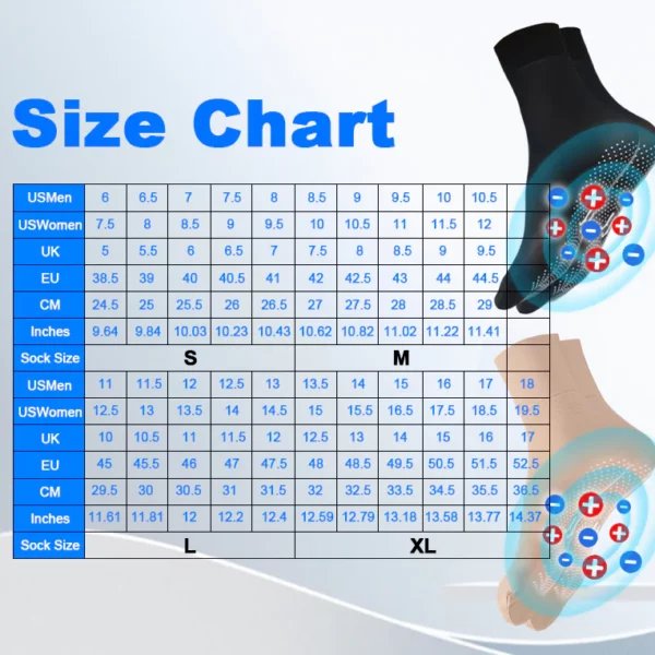 PEARLMOON™ Tourmaline Ionic Body Shaping Stretch Socks - Image 4