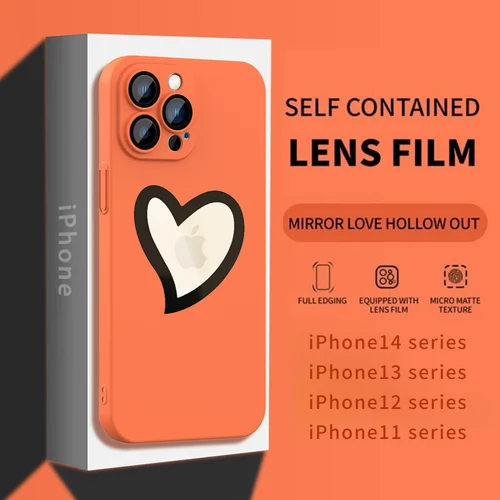 Love heart hollowed out phone case - Image 4