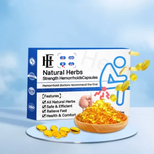 Heca Natural Herbal Strength Hemorrhoid Capsules