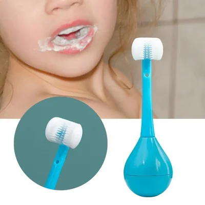 Tumbler Three-sided Children's Toothbrush - Image 2