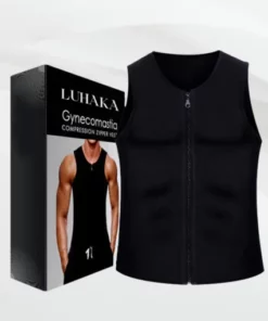 Luhaka Gynecomastia Compression Zipper Vest