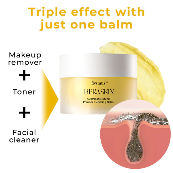 flysmus™ HERASKIN Australian Natural Pamper Cleansing Balm - Image 2