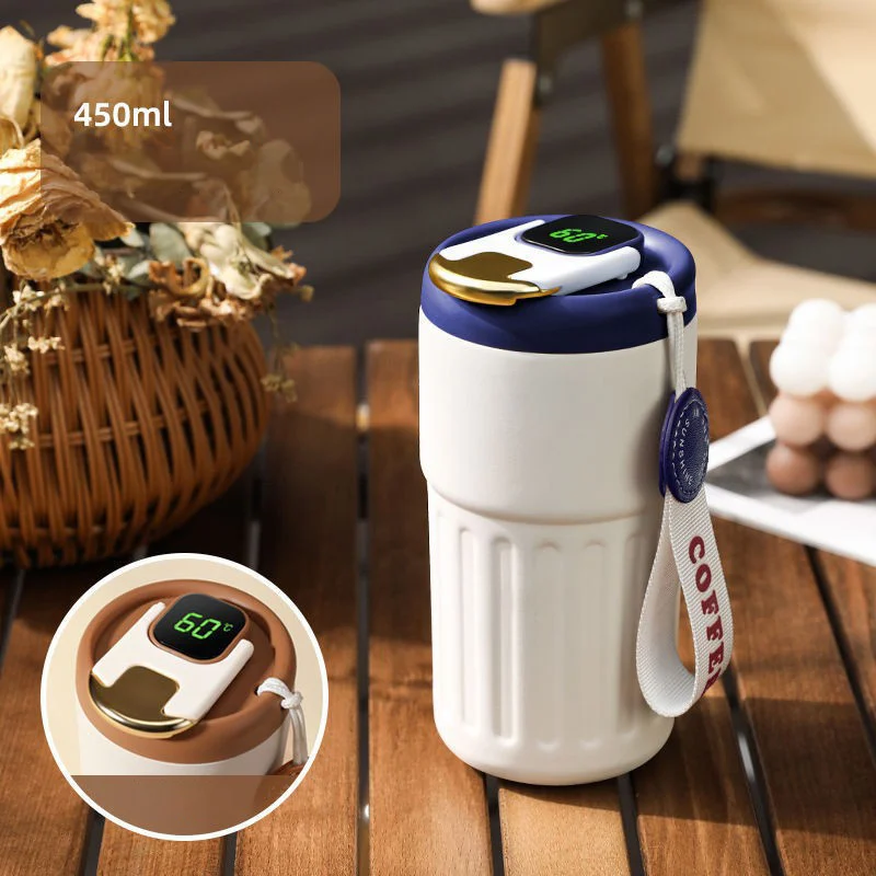 Coffee thermos with temperature display - Image 2