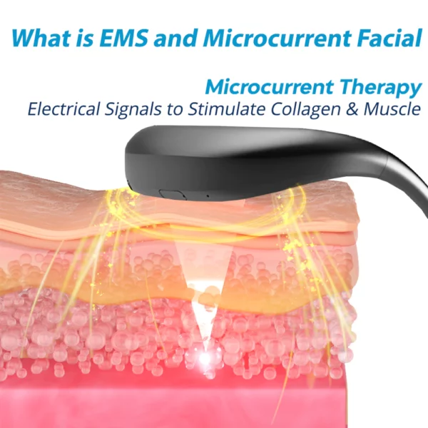 SkinAura™ EMS Microcurrent Facial V Shape Beauty Device - Image 7