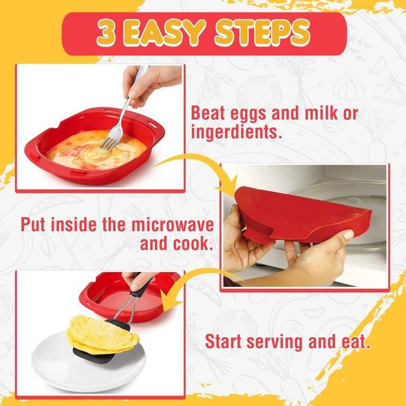 Microwave Silicone Omelet Maker - Image 8