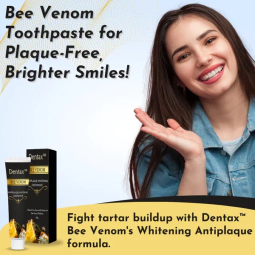 Dentax™ Bee Venom Antiplaque Whitening Toothpaste - Image 5
