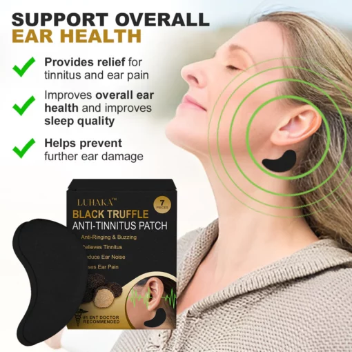 Luhaka™ Black Truffle Anti-Tinnitus Patch - Image 3
