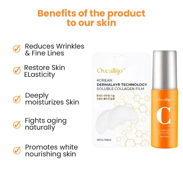 Oveallgo™ Korean NanoPro Dermalayr Technology Soluble Collagen Film - Image 10