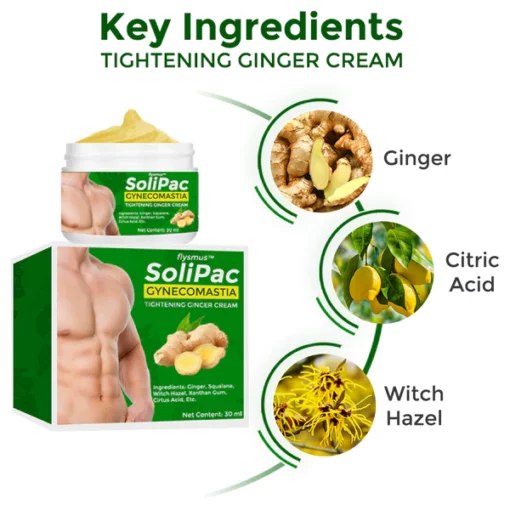 flysmus™ SoliPac Gynecomastia Tightening Herbal Cream - Image 2