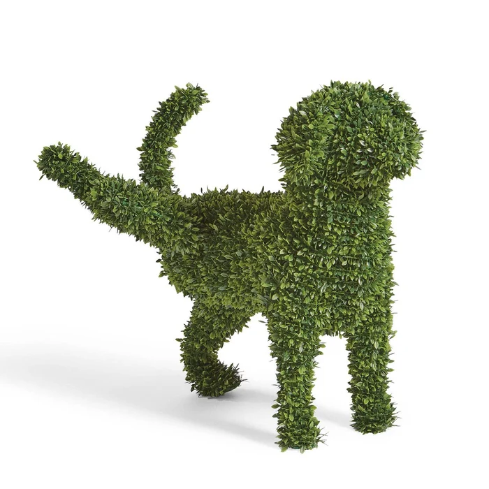 Decorative Peeing Dog Topiary - Image 5