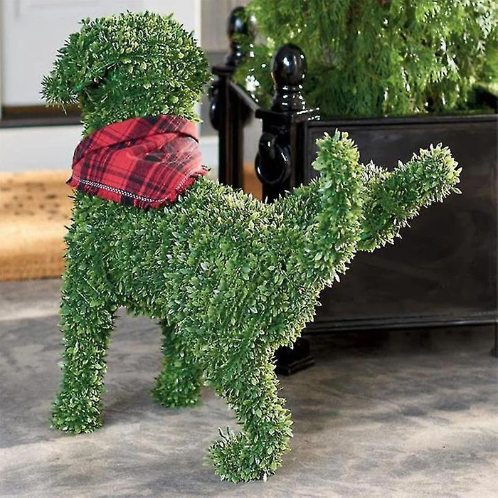 Decorative Peeing Dog Topiary - Image 4