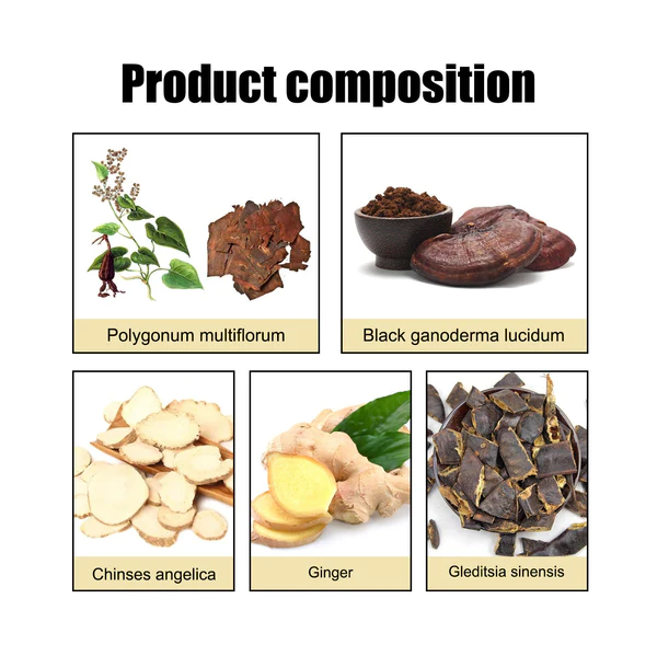 Polygonum Multiflorum GInger Shine Nourishing Root Shampoo - Image 3