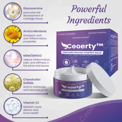 Ceoerty™ JointCure Organic Comfrey Salve - Image 4