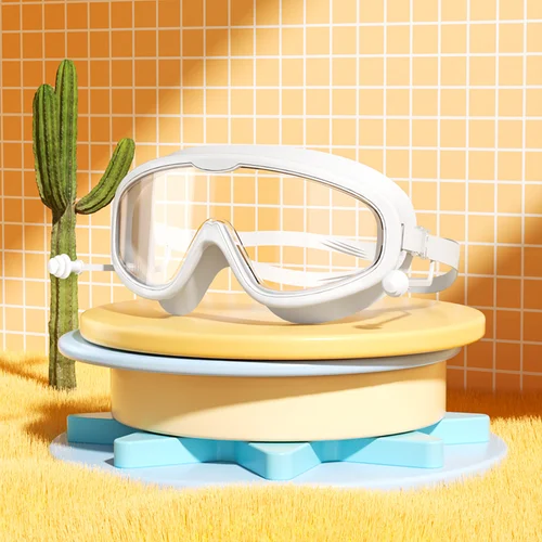 HD children's large frame waterproof and anti-fog swimming goggles - Image 6