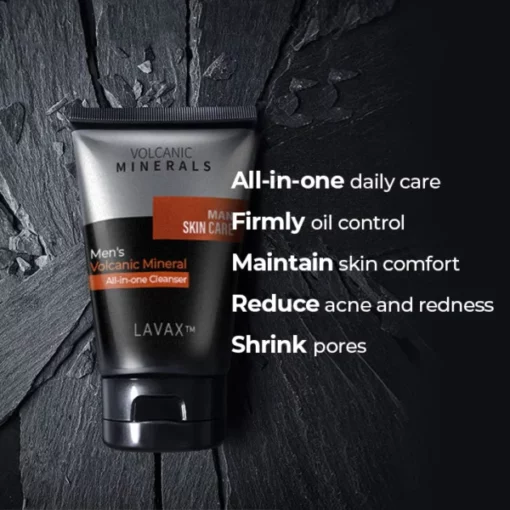 LAVAX™ Men’s Volcanic Mineral All-in-one Cleanser