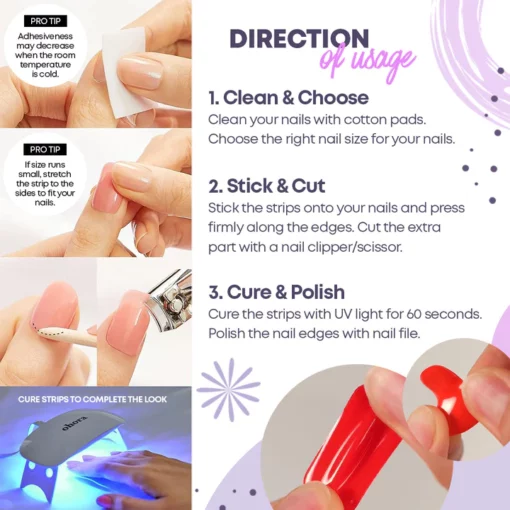 Olala™Soft Gel Nail Strips Set - Image 11