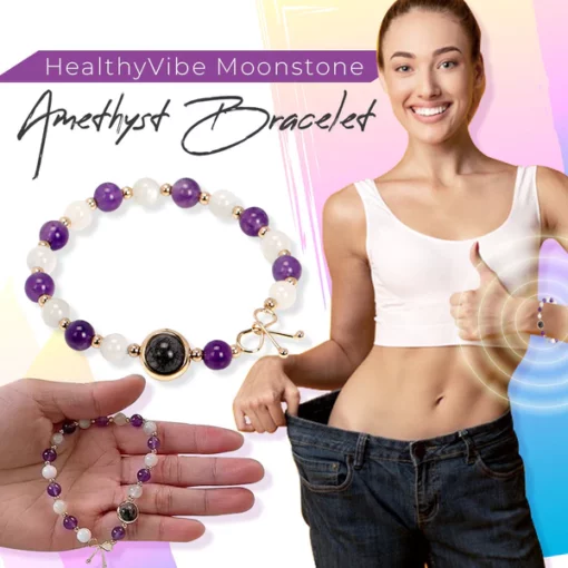HealthyVibe-Moonstone Amethyst Bracelet